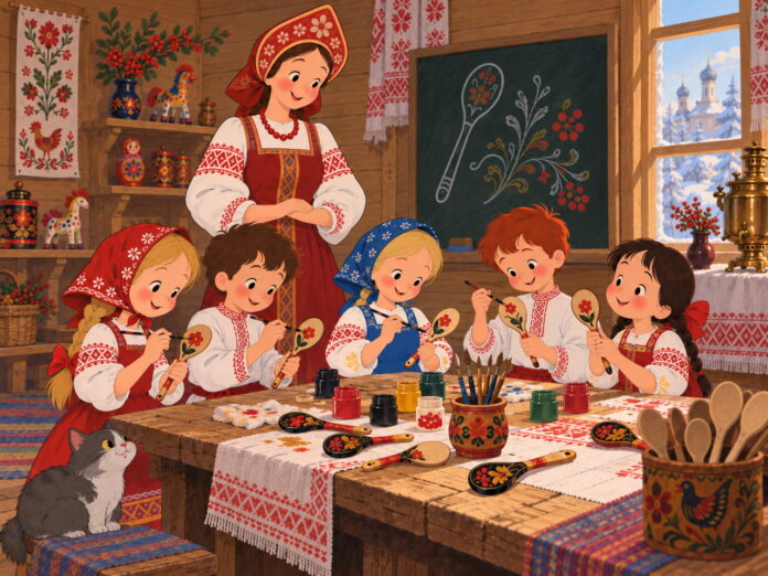 Мастер-класс по раскраске ложек